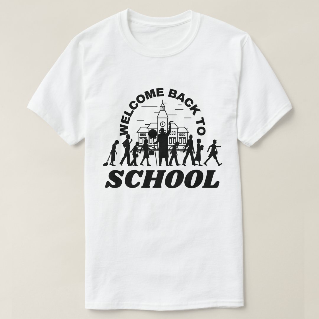 Back To School Season Welcome Back To School Printed T-Shirt