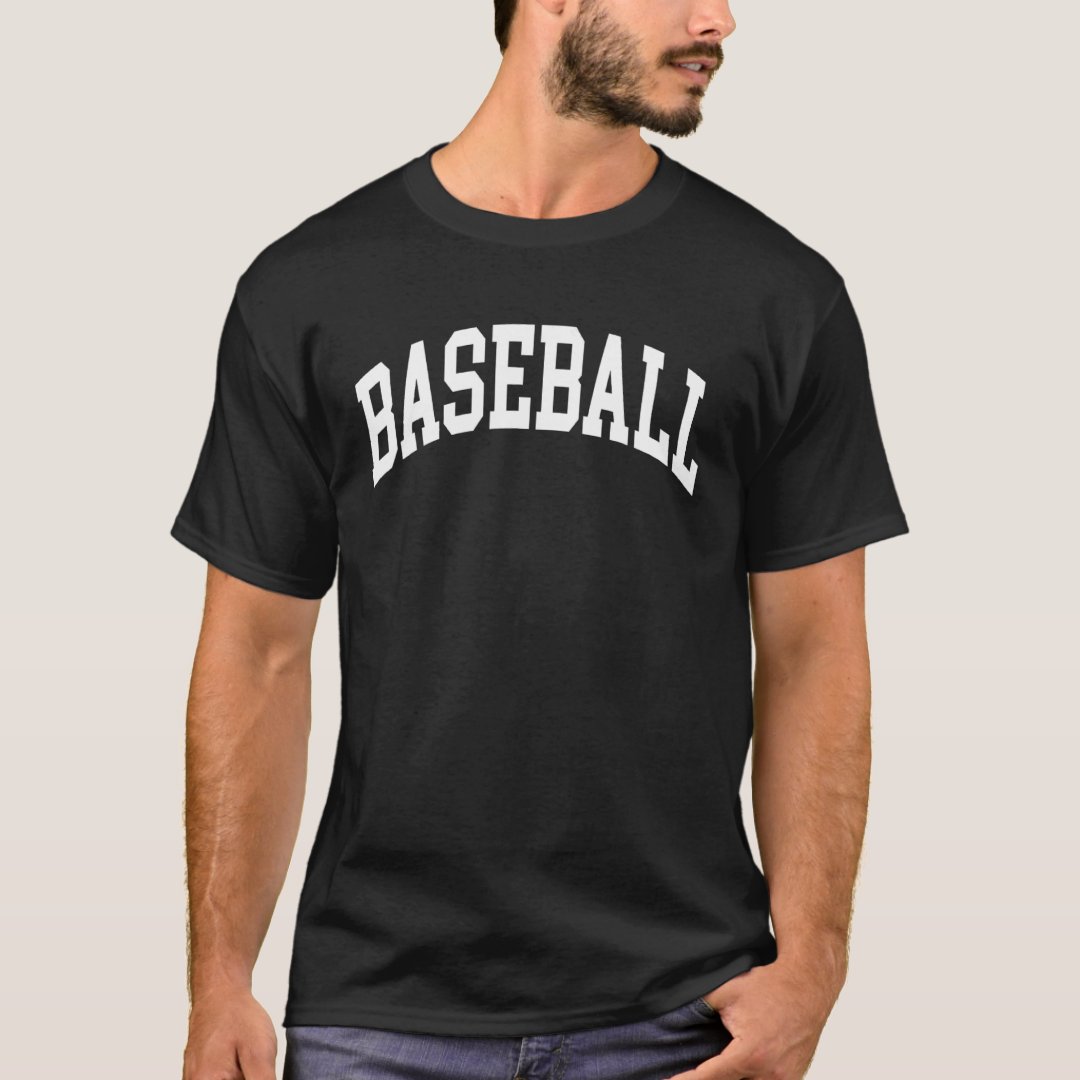 Sports Supporter Baseball Lover Baseball Printed T-Shirt