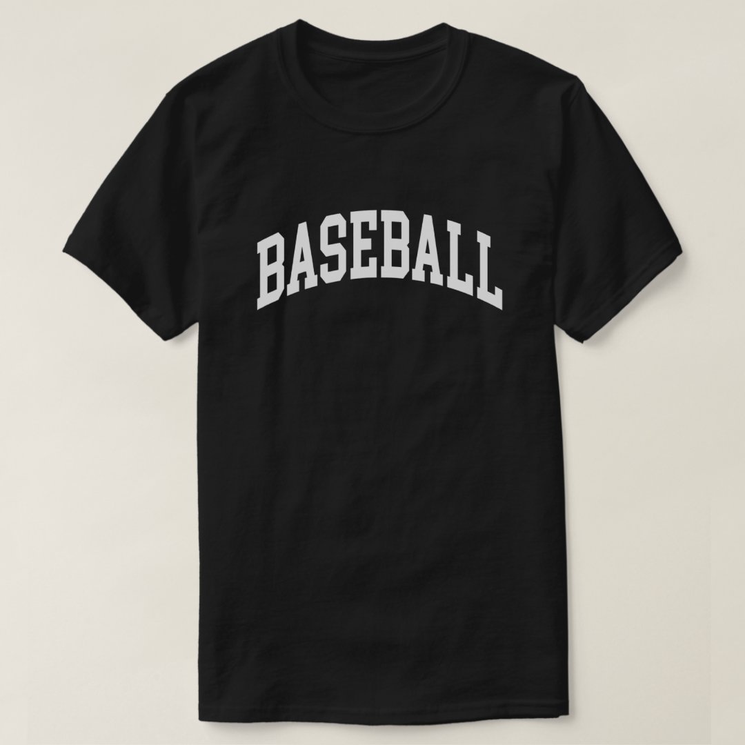 Sports Supporter Baseball Lover Baseball Printed T-Shirt