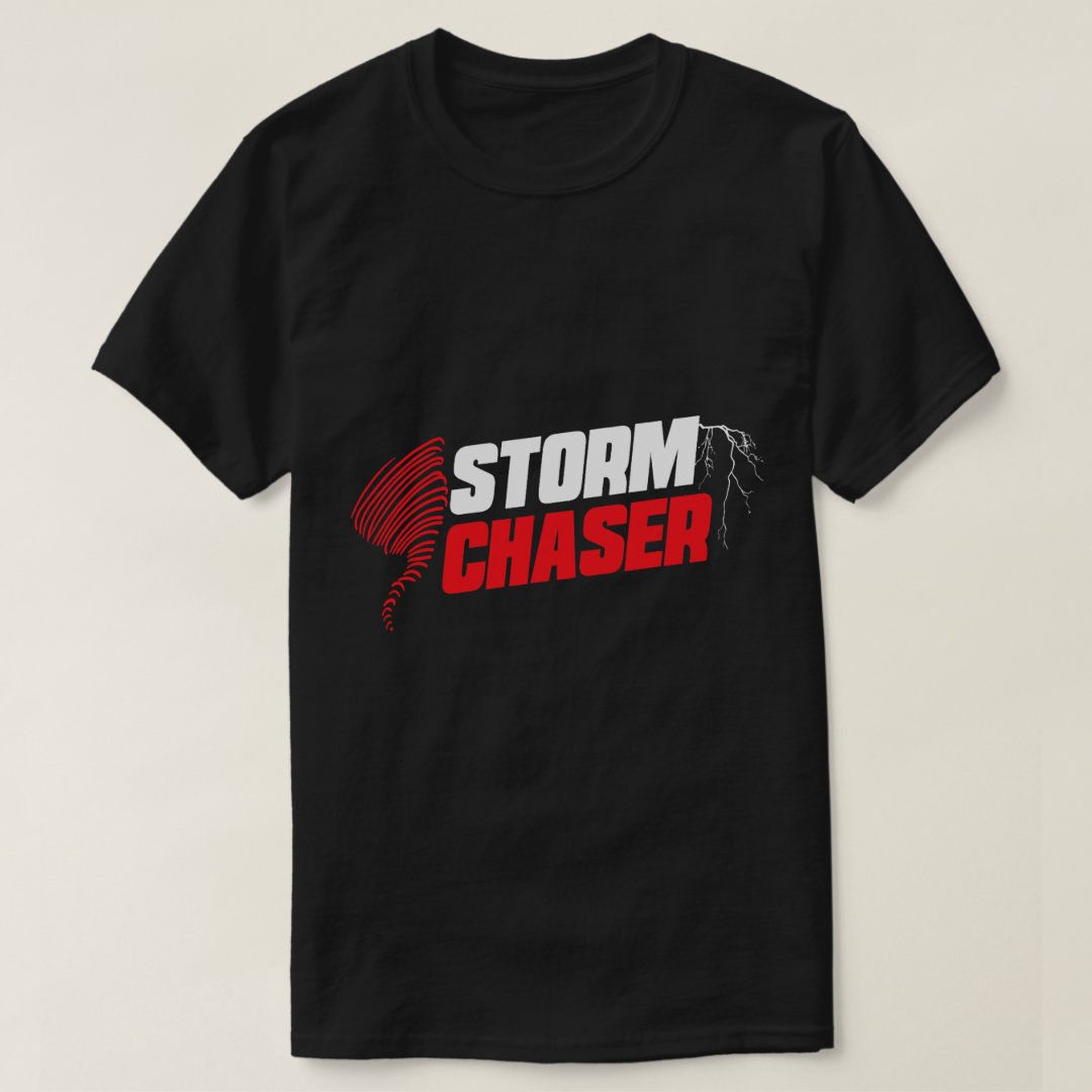 Tornado Storm Weather Storm Chaser Printed T-Shirt
