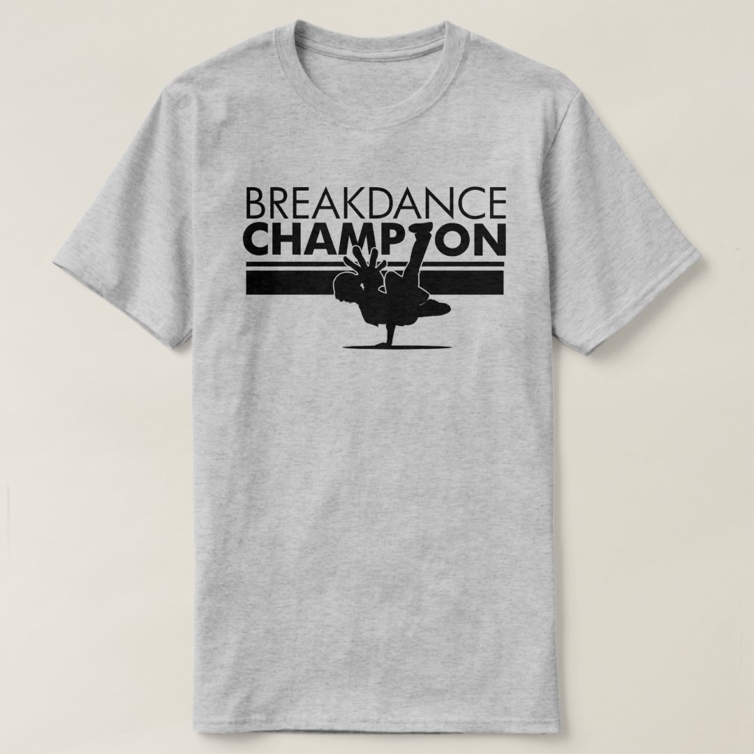 Breakdance Sport Support Breakdance Champion Printed T-Shirt