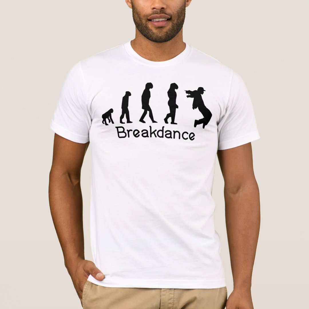 Break-dancer Evolution Sport Support Breakdance T-Shirt