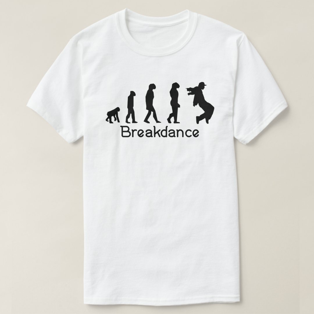 Break-dancer Evolution Sport Support Breakdance T-Shirt