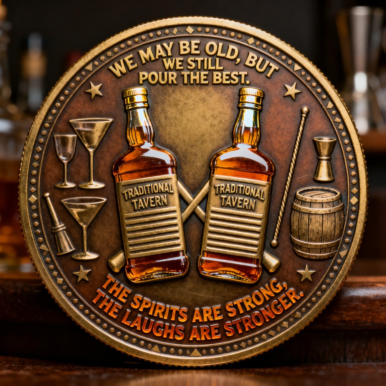 🥃 Old Bastards – Whiskey Club Commemorative Coin