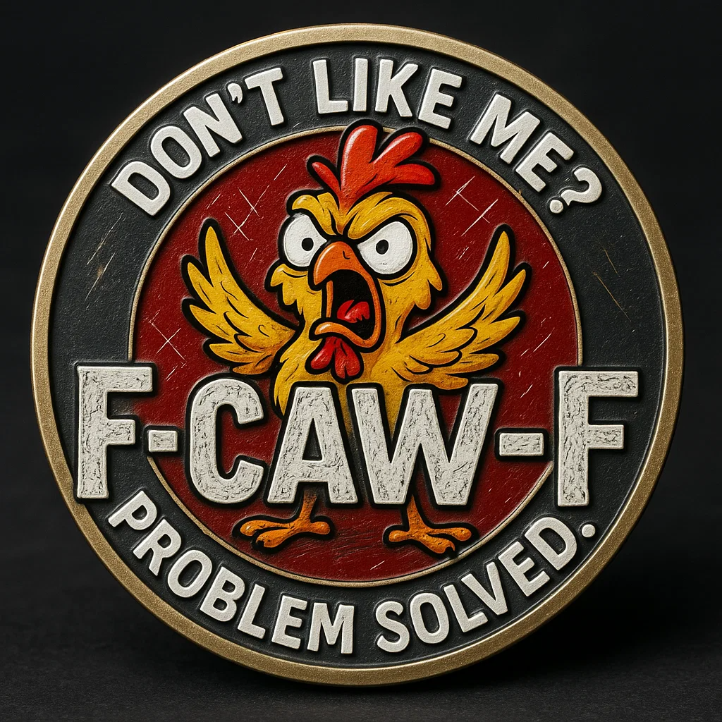 🐔Unleash Your Fearless Side with the "No Clucks Given" Commemorative Coin 😎
