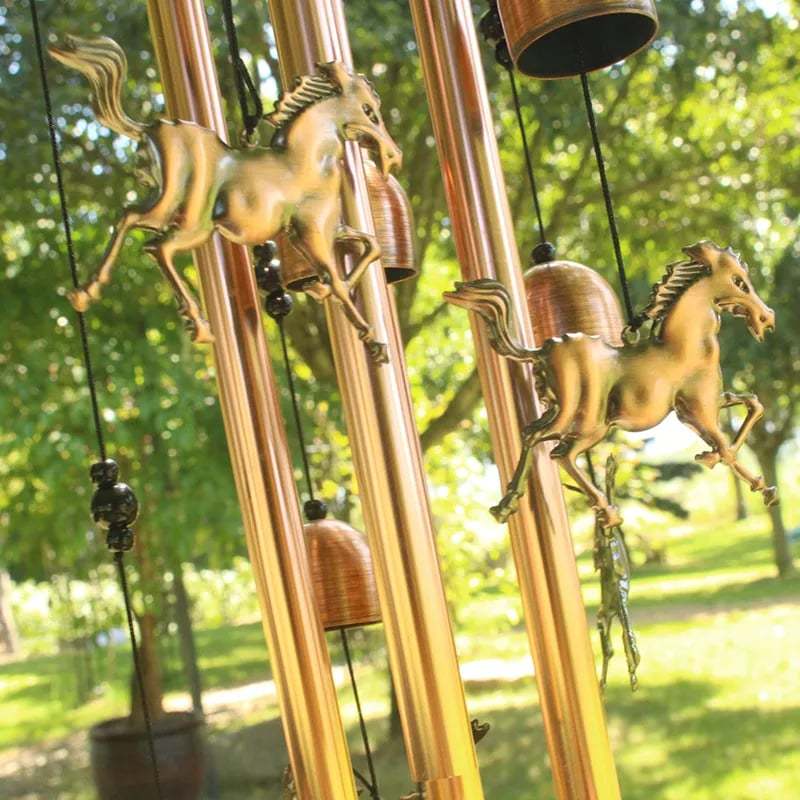 Pure Handmade Copper Horse Wind Chimes(Buy 2 Free Shipping)