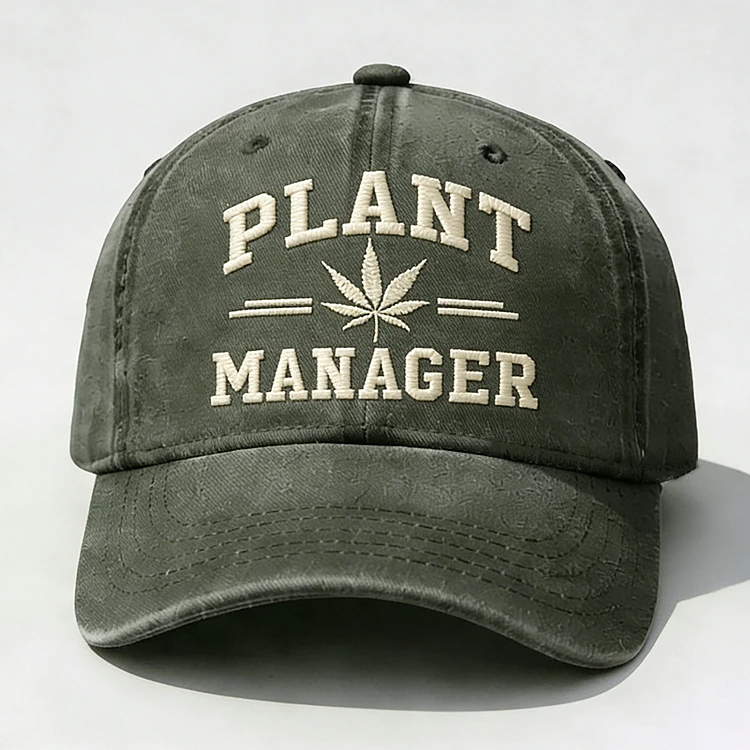 Plant Manager Embroidery Cap