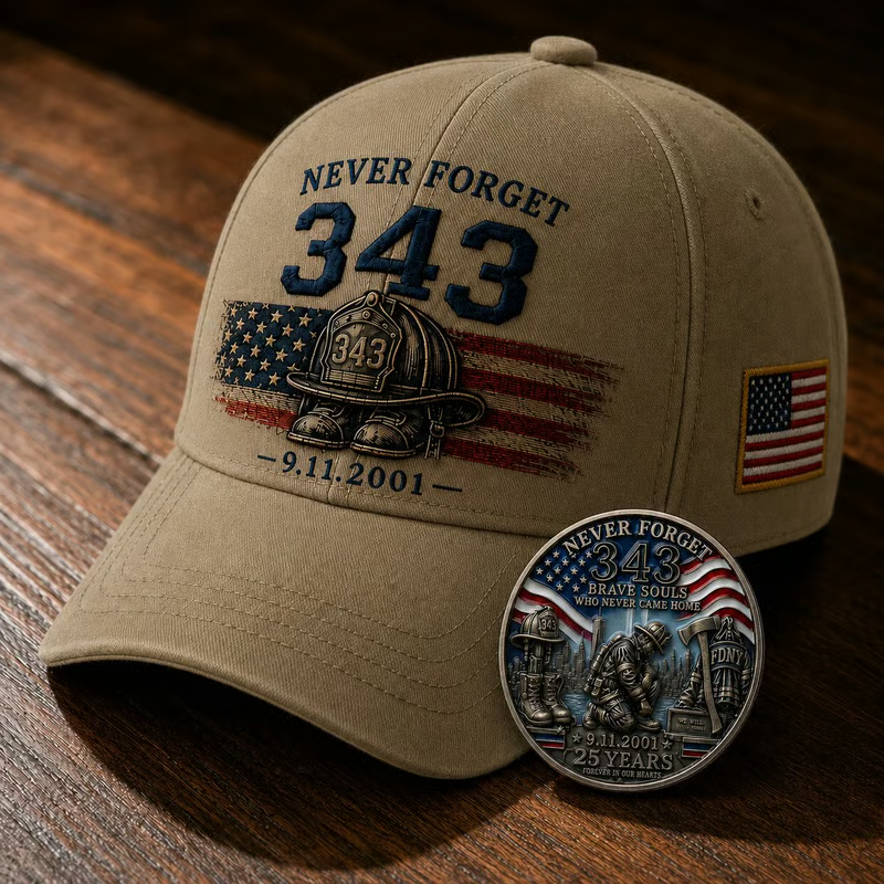 🔥Last Day 49% OFF🔥 - 🧢Never Forget 343 Memorial Cap 🎁 - 🔥Gray / One Size Fits Most(Adjustable) / 🎁 Free Honor Coin With Every Cap Purchase