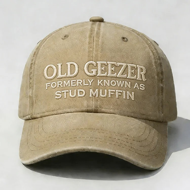 Old Geezer Formerly Known As Stud Muffin Embroidery Cap