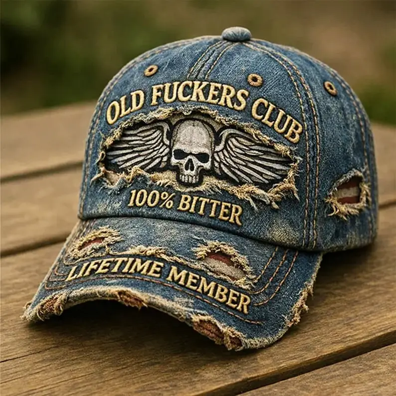 Old F*ckers Club-Vintage Baseball Cap