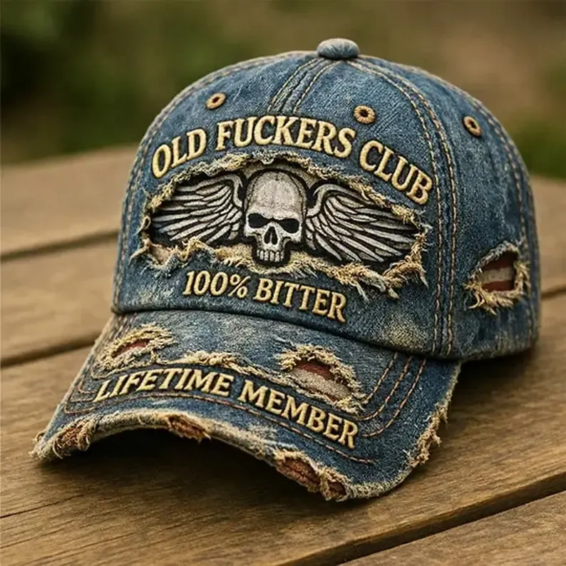Old F*ckers Club-Vintage Baseball Cap
