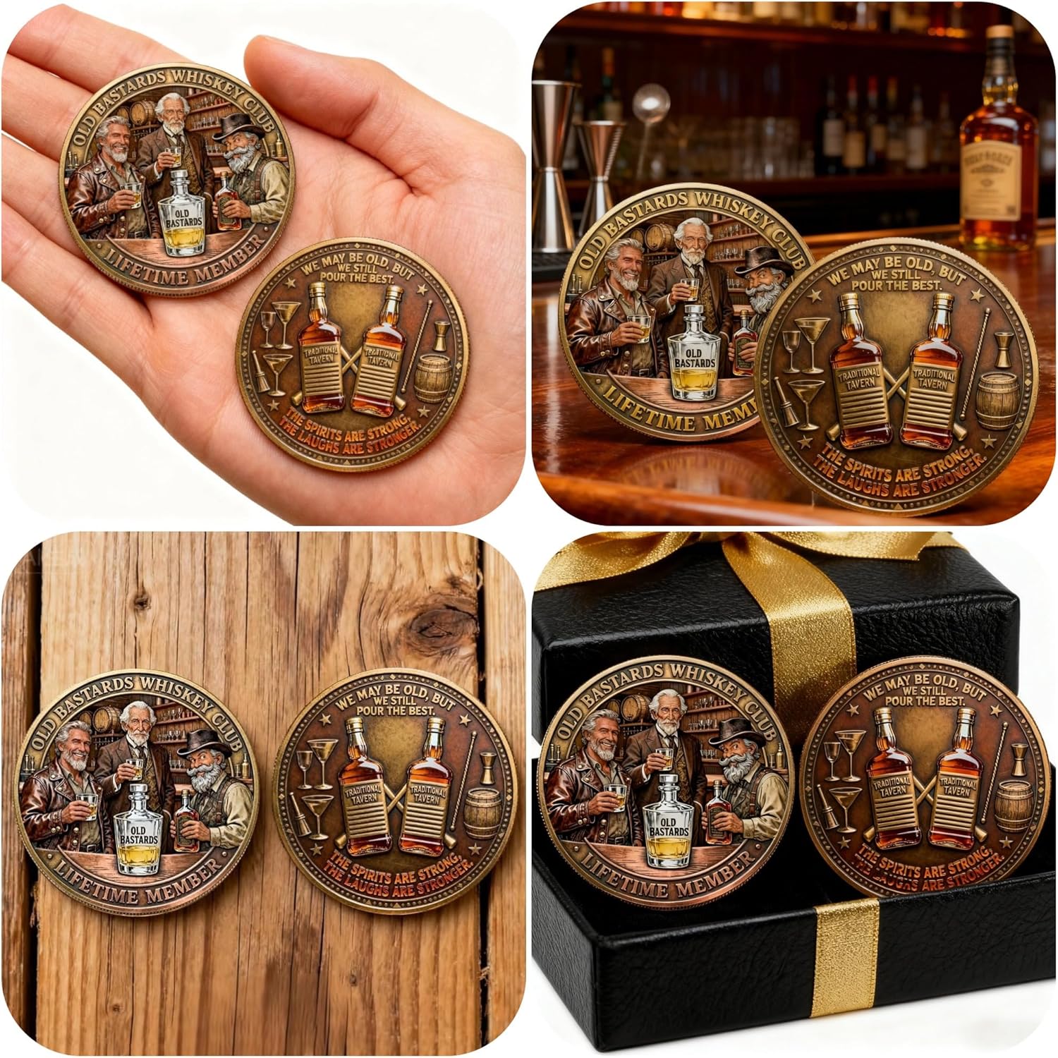 🥃 Old Bastards – Whiskey Club Commemorative Coin