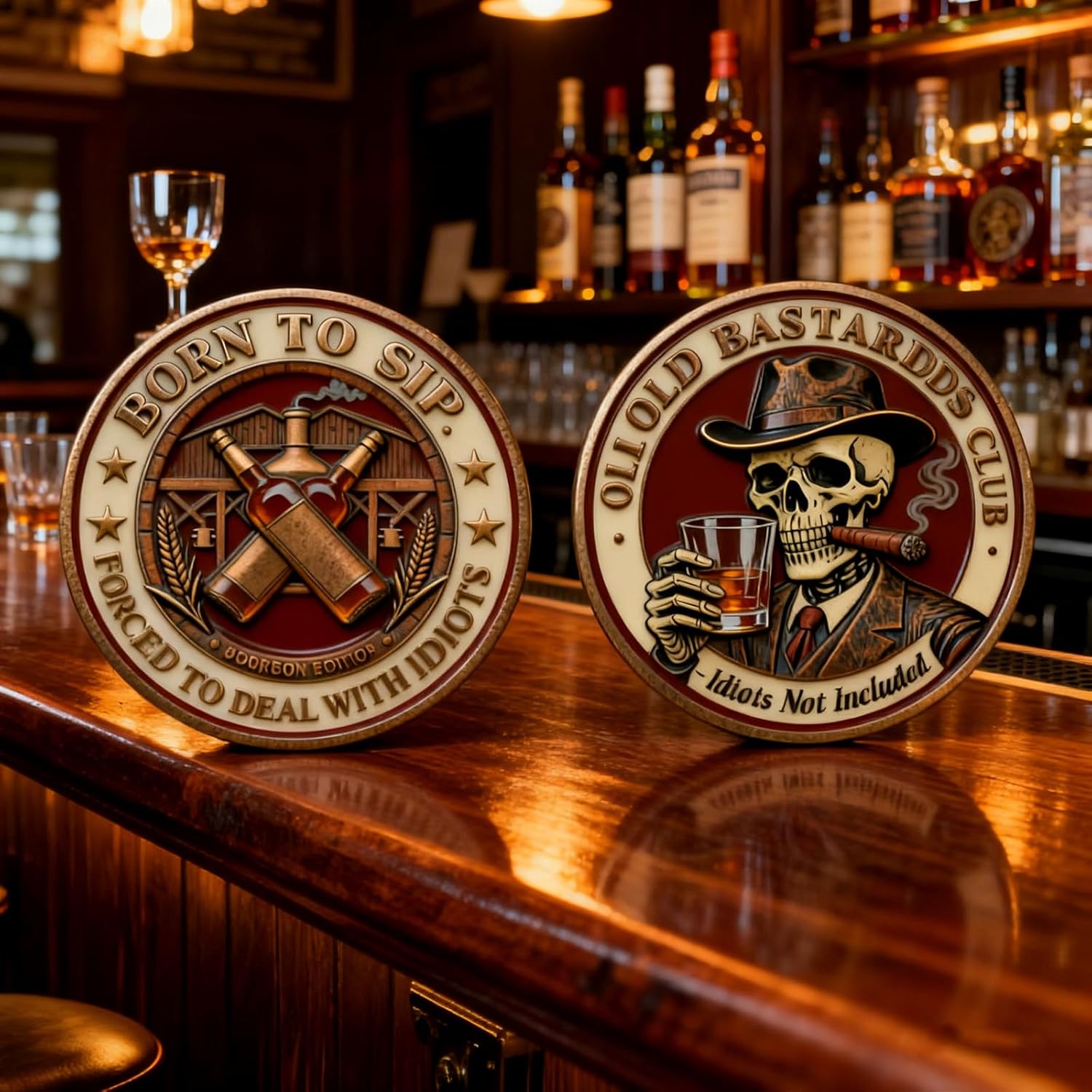 Bourbon Fixes Almost Everything—Idiots Not Included.”