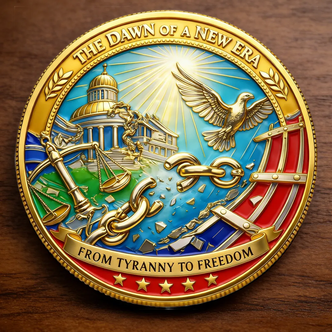 Moment in History – Maduro Arrested Commemorative Challenge Coin