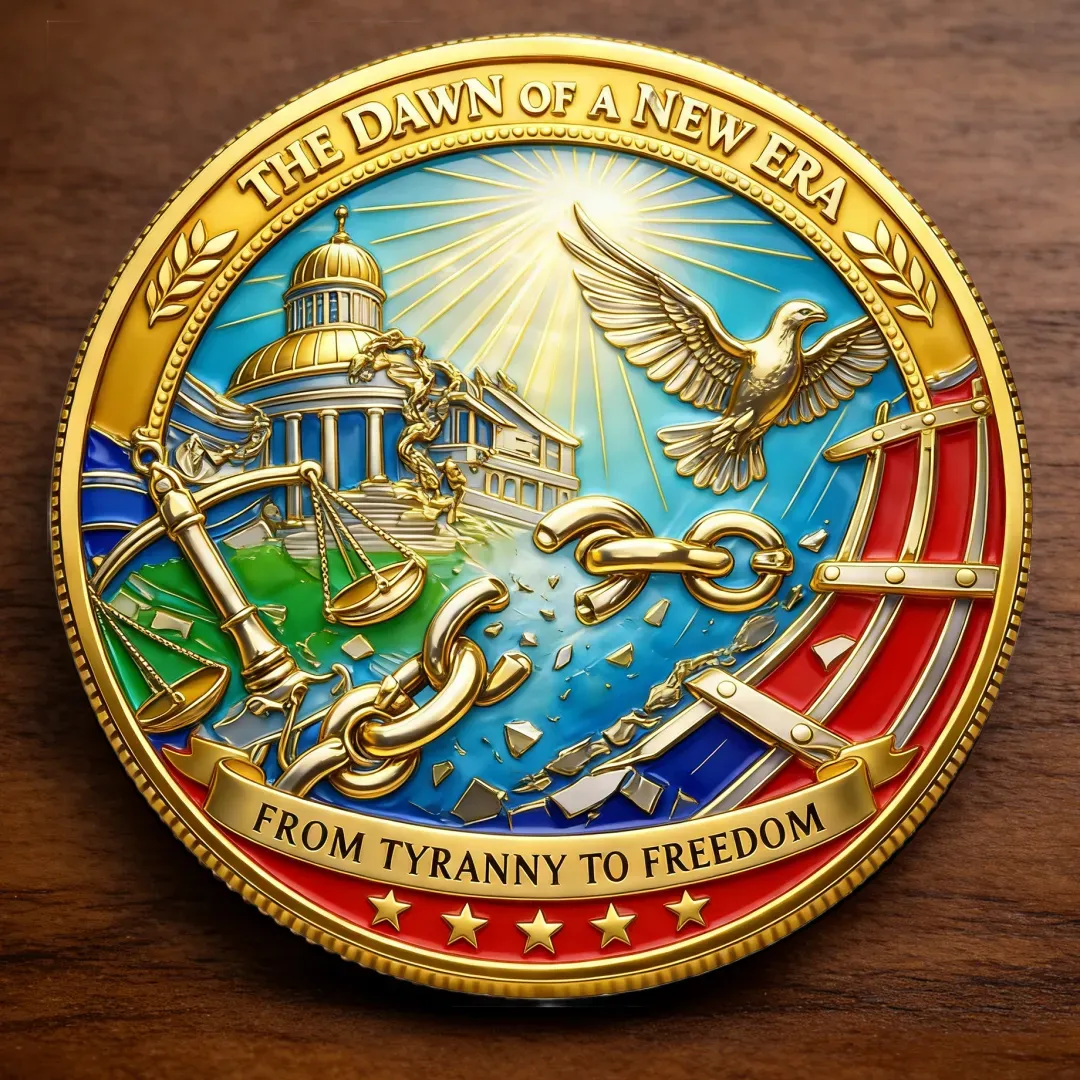 Moment in History – Maduro Arrested Commemorative Challenge Coin