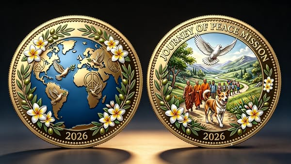 🏆NEW YEAR 60% OFF - 🕊2026“Journey of Peace Mission”Commemorative Coin