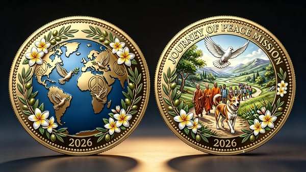 🏆NEW YEAR 60% OFF - 🕊2026“Journey of Peace Mission”Commemorative Coin