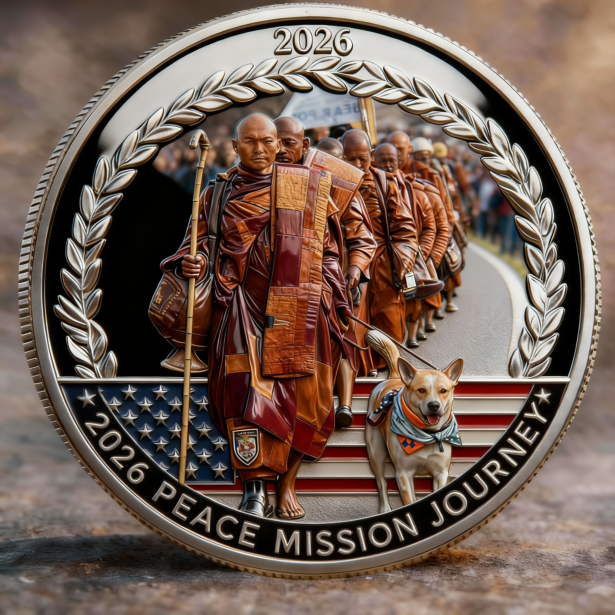 🏆NEW YEAR 60% OFF - 🙏2026 Peace Mission Journey Commemorative Coin