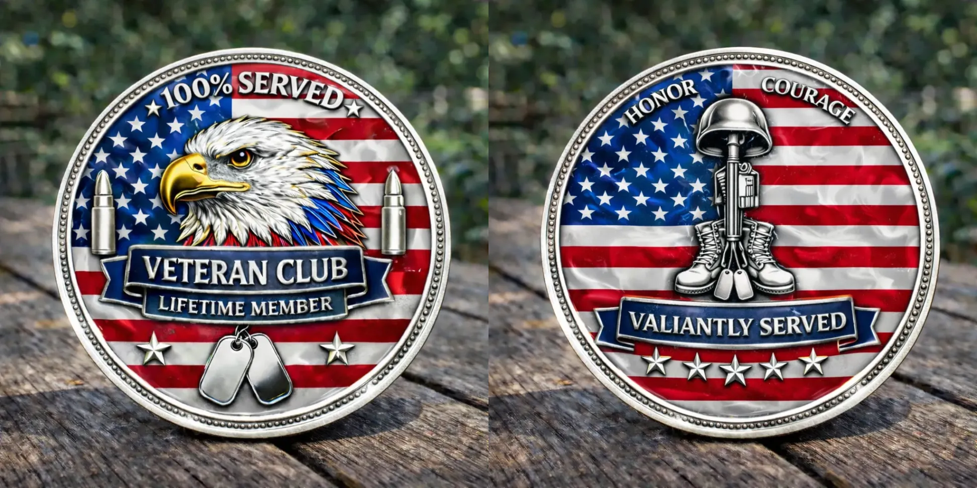 Veteran Club – Lifetime Member Commemorative Coin