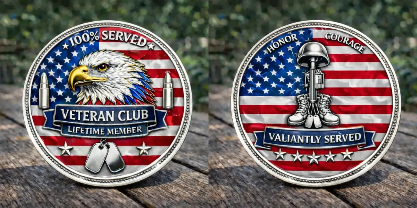 Veteran Club – Lifetime Member Commemorative Coin