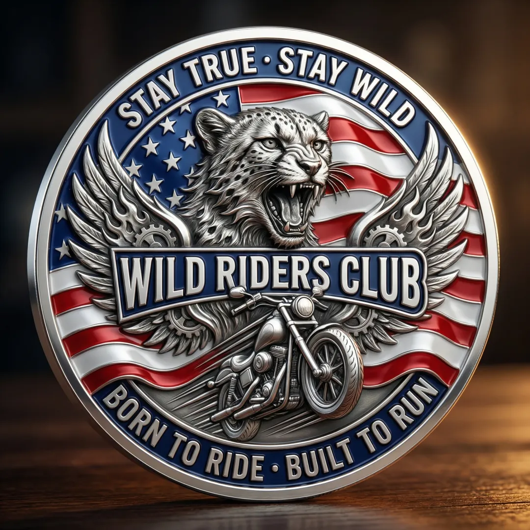 🏆NEW YEAR 60% OFF - 🏍️ Wild Riders Club Commemorative Coin