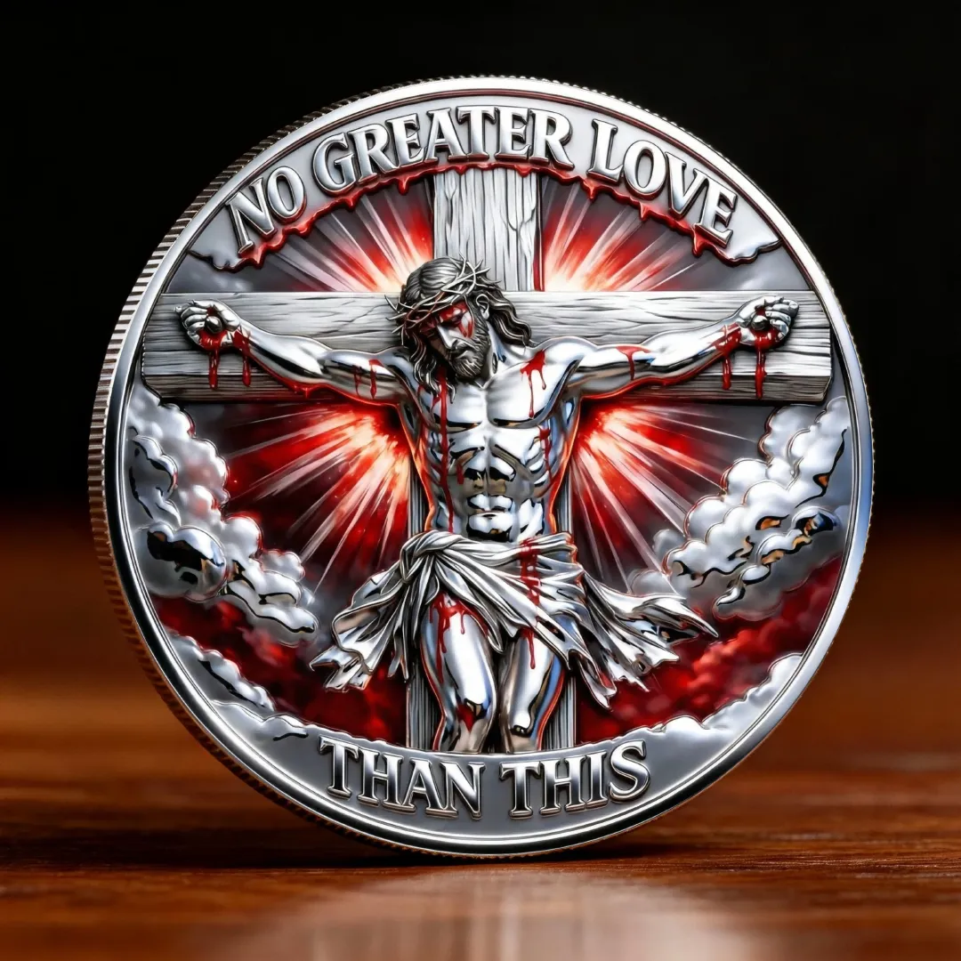 🏆NEW YEAR 60% OFF - ❤️“No Greater Love” Resurrection Commemorative Coin