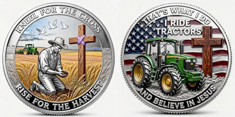 2026 New Year Hot Sale 60% OFF 🌾 Faith & Harvest Commemorative Coin