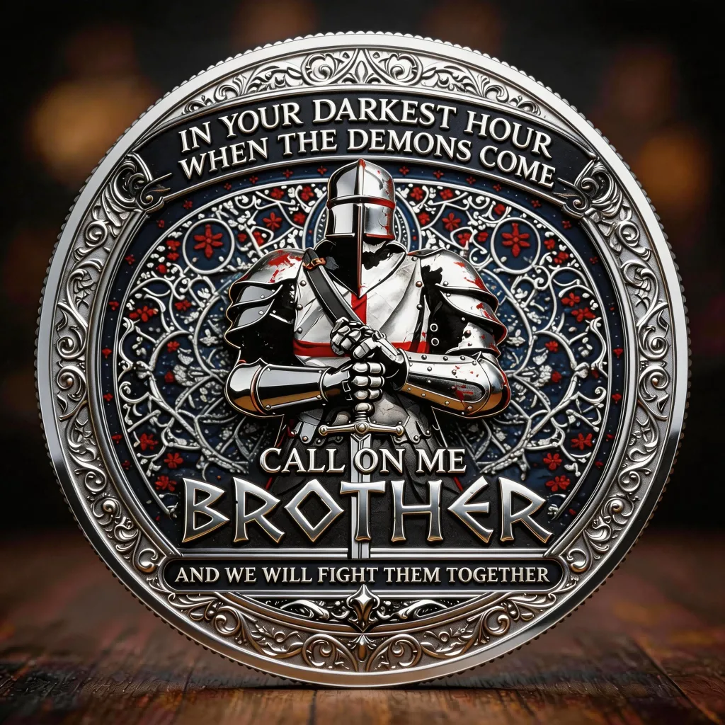 ⚡️Last Day 60% OFF - Brotherhood of Knights Commemorative Coin ⚔️🪙🛡️