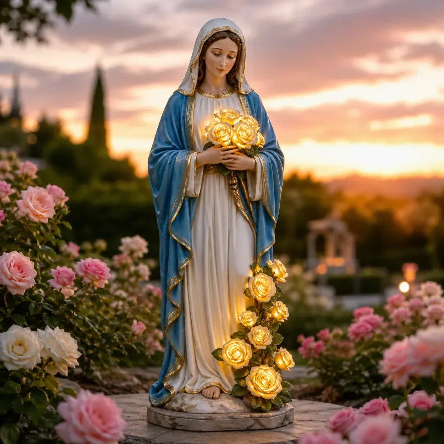 💗Virgin Mary Garden Light