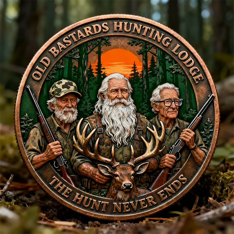 🦌 OLD BASTARDS HUNTING LODGE COIN