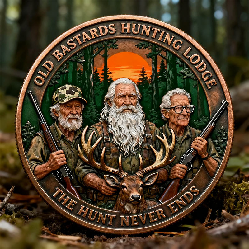 🦌 OLD BASTARDS HUNTING LODGE COIN
