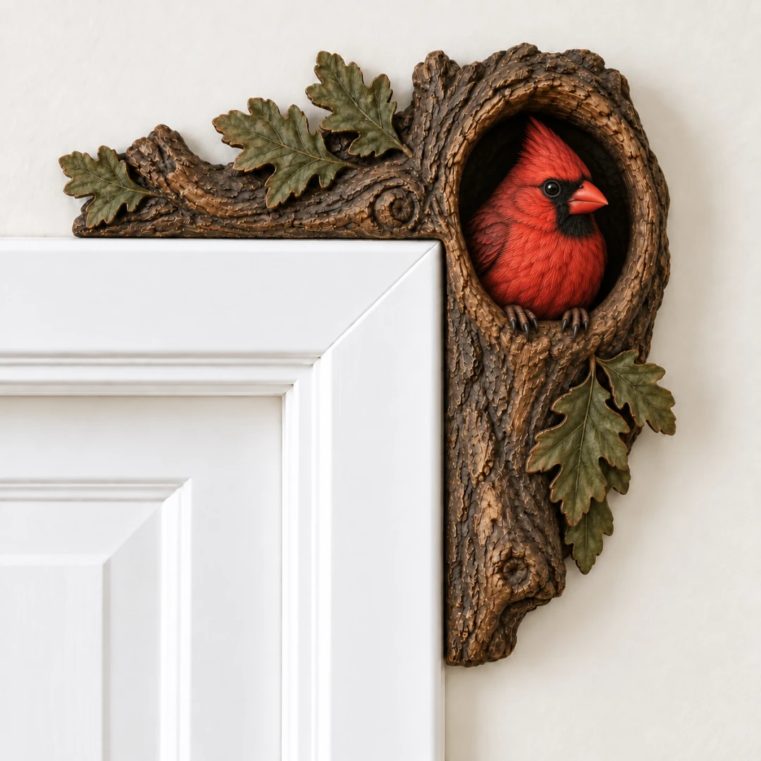 Woodland Animal Door Corner Decor