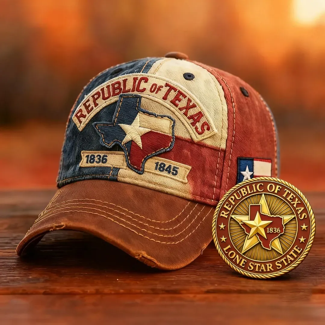 ⚡ Black Friday 24H Flash Sale -🤩Lone Star Legacy Texas Republic Cap🎁Free Gifts