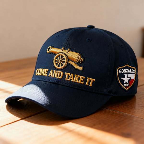 Republic of Texas Embroidered Hat – 1836–1845 Lone Star State Heritage Cap