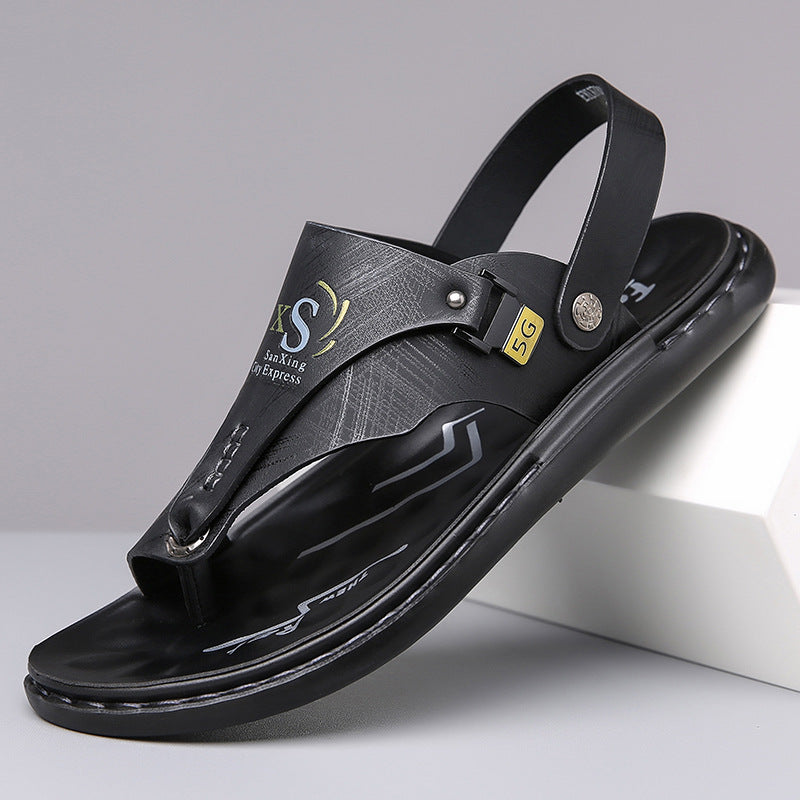 Men's 2-Way Summer Sandals – Convertible Slides with Adjustable Backstrap (US7-13)