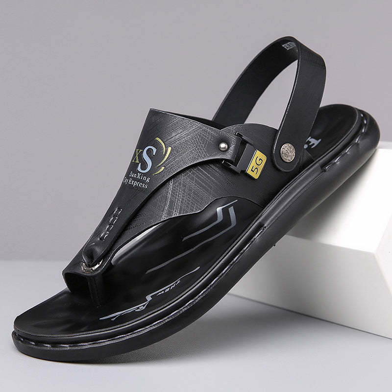 Men's 2-Way Summer Sandals – Convertible Slides with Adjustable Backstrap (US7-13)