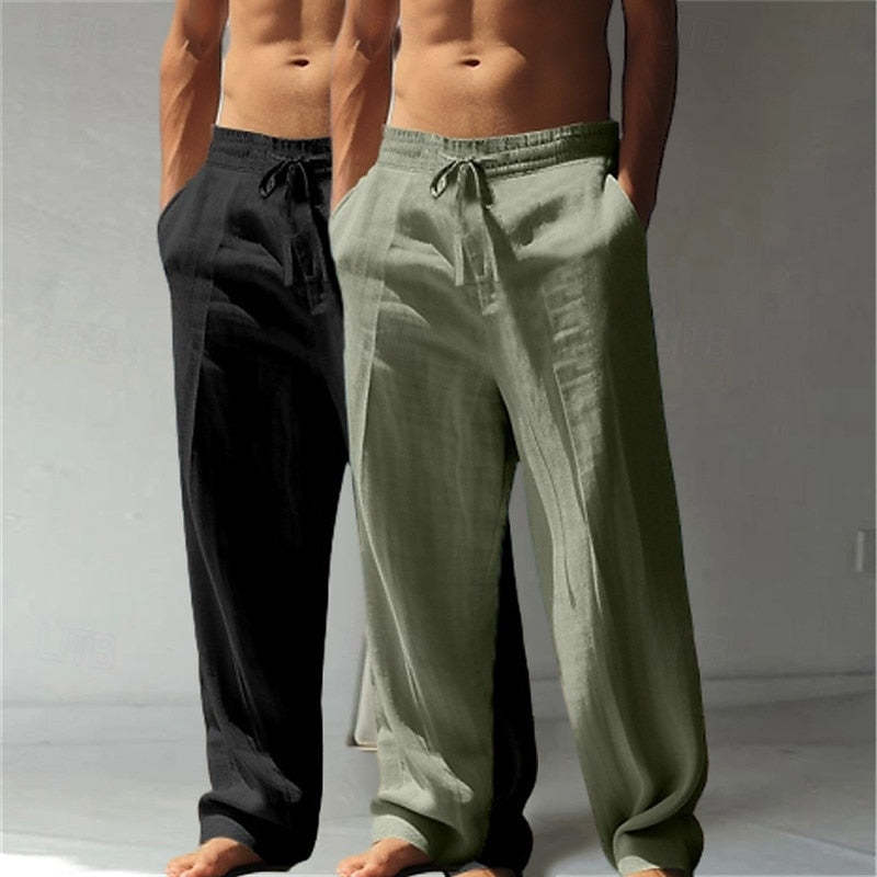 Men's Linen Beach Pants 