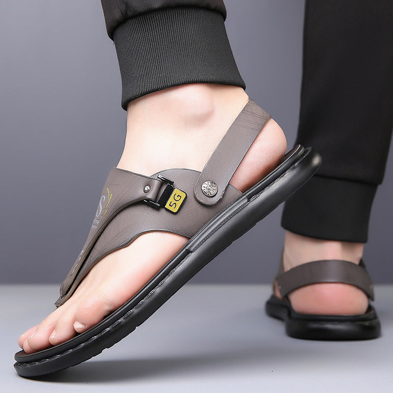 Men's 2-Way Summer Sandals – Convertible Slides with Adjustable Backstrap (US7-13)