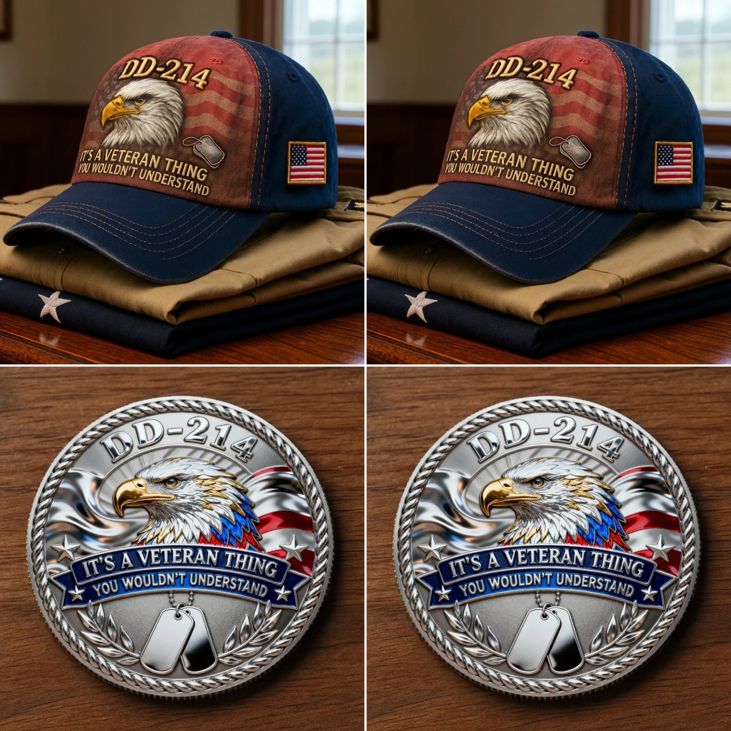 🏆Flash Sale 60% OFF - 🇺🇸 DD-214 Veteran Tribute Collection Set 🦅