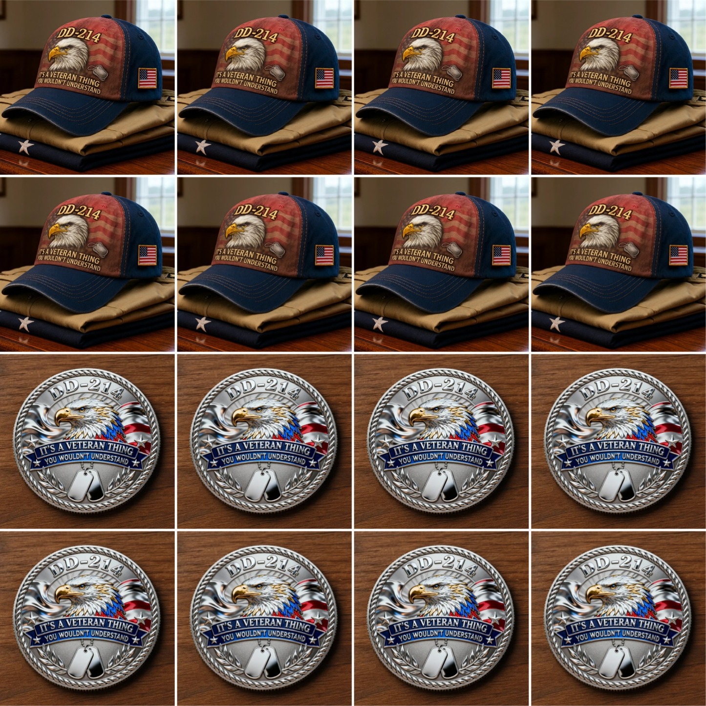 🏆Flash Sale 60% OFF - 🇺🇸 DD-214 Veteran Tribute Collection Set 🦅