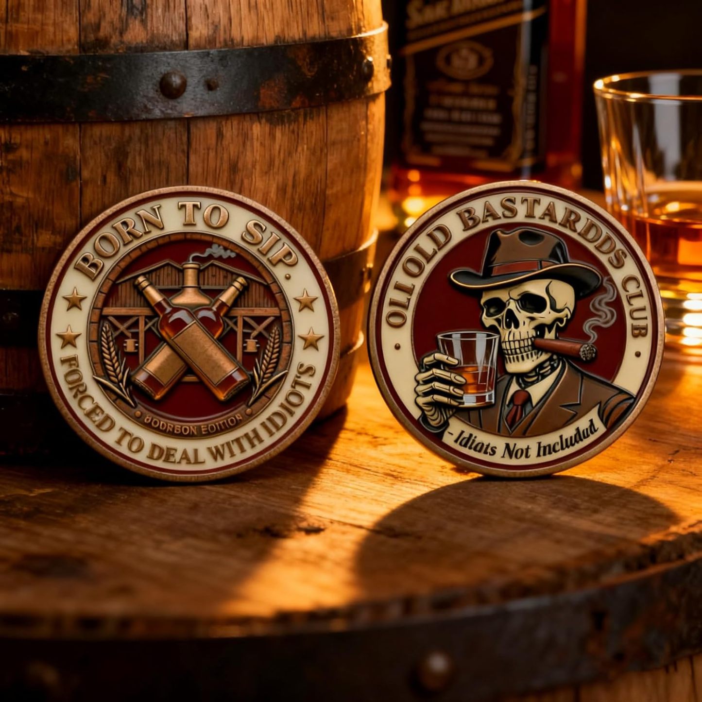 Bourbon Fixes Almost Everything—Idiots Not Included.”