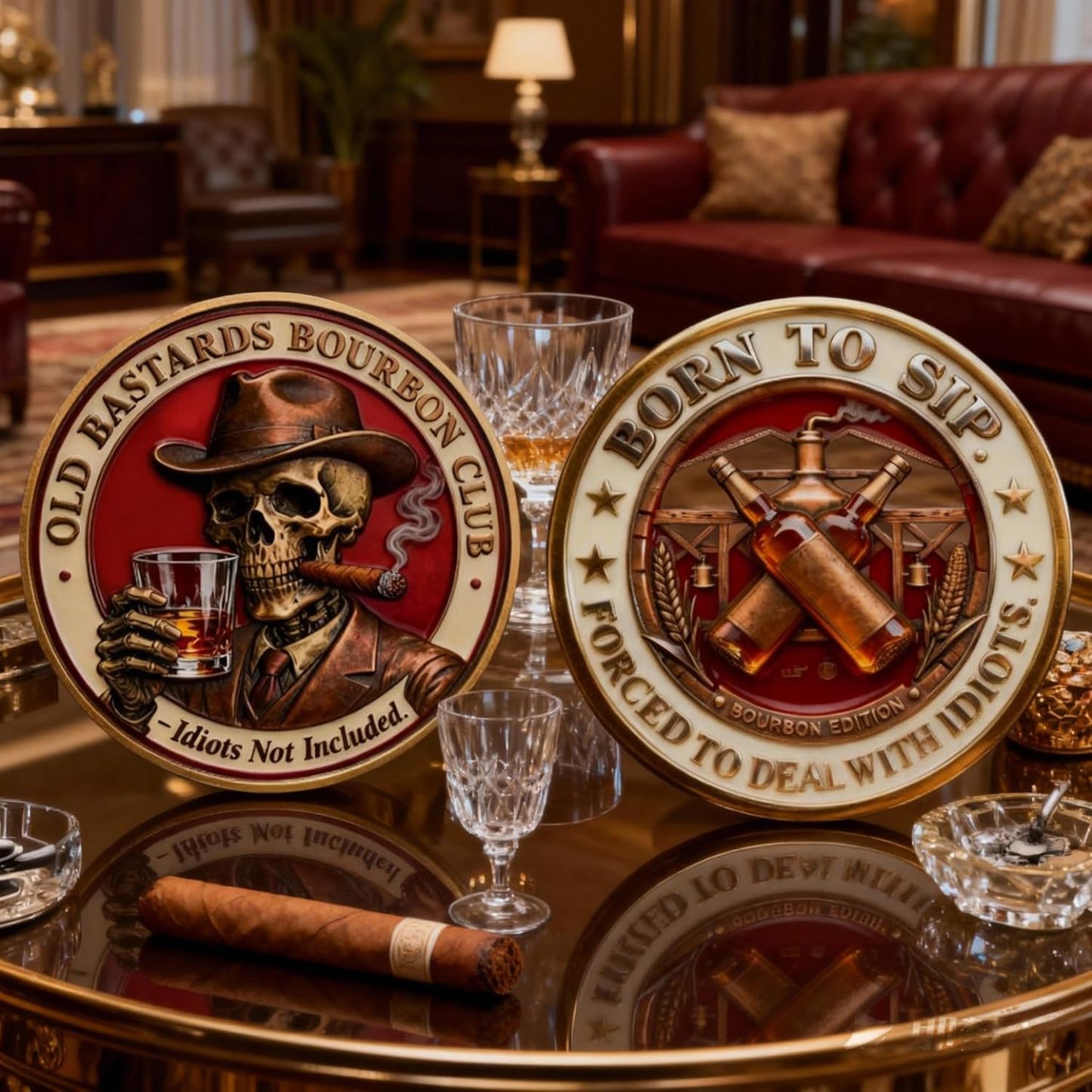 Bourbon Fixes Almost Everything—Idiots Not Included.”