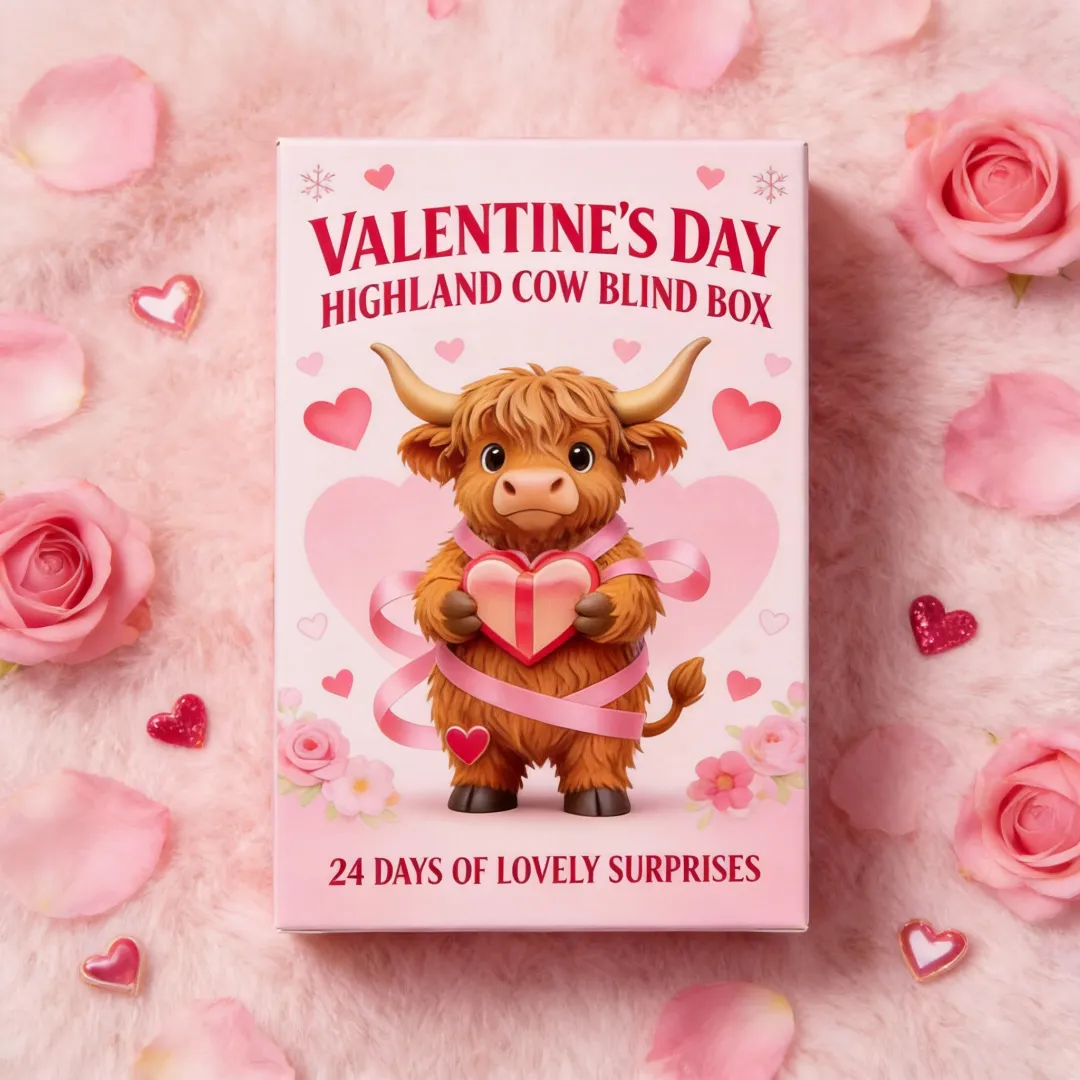 🐮Highland Cow Valentine’s Calendar 2026💘
