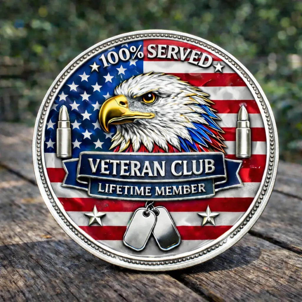 Veteran Club – Lifetime Member Commemorative Coin