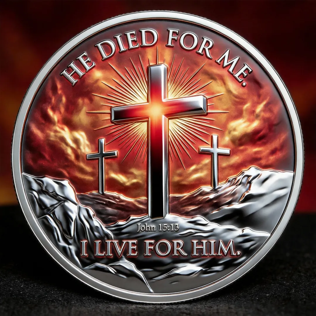 🏆NEW YEAR 60% OFF - ❤️ “No Greater Love” Faith Commemorative Coin