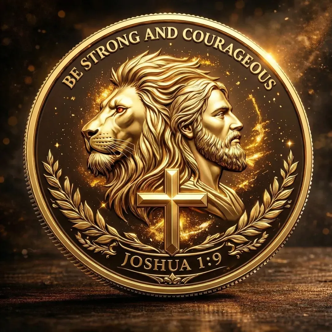 🏆NEW YEAR 60% OFF - 🦁“As Bold As a Lion” Faith & Valor Commemorative Coin