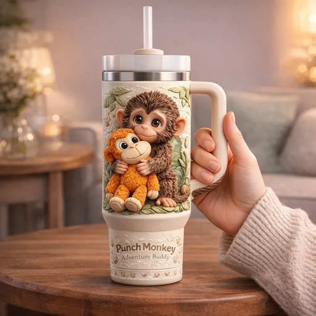 Punch Monkey Adventure Tumbler