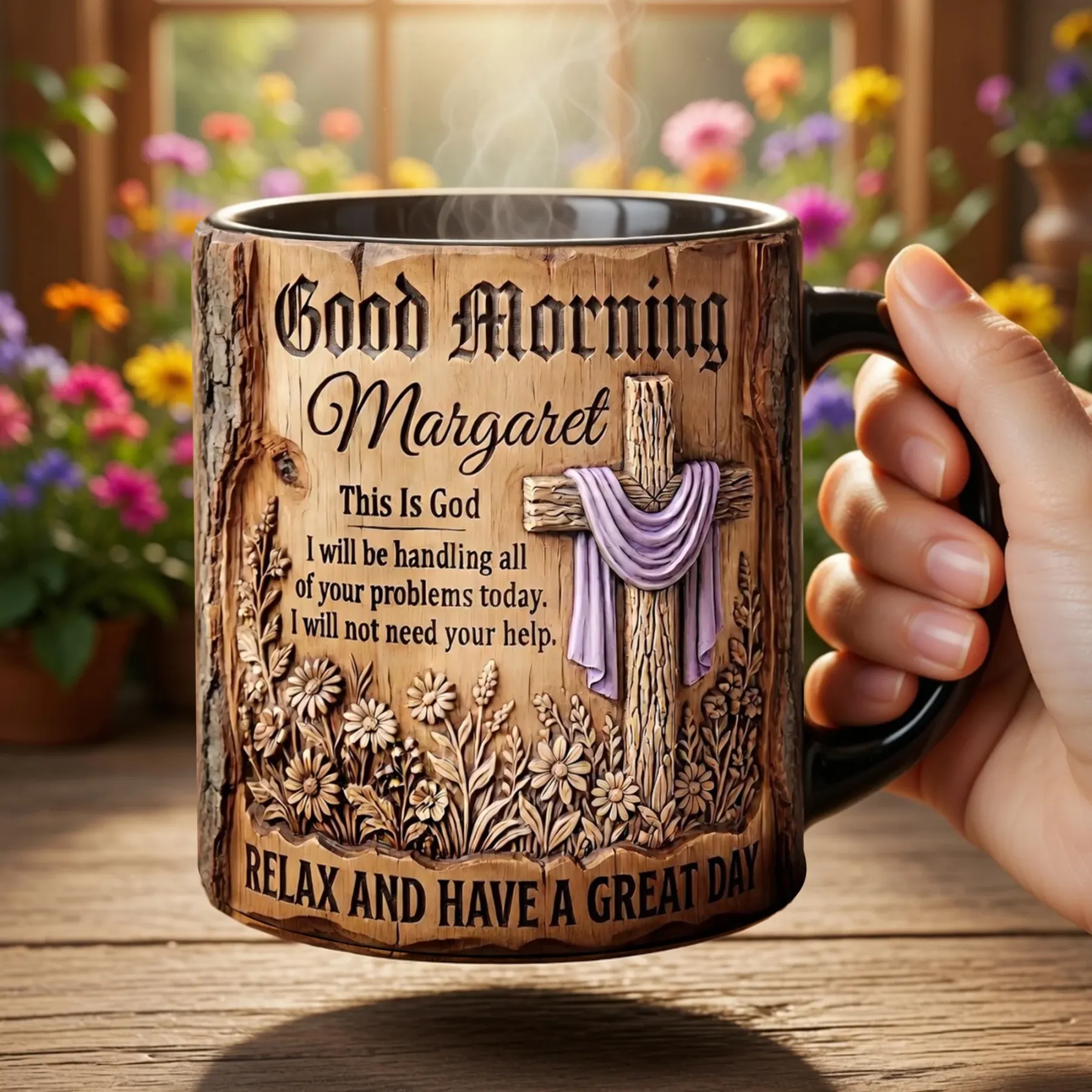 God Morning Religious Coffee Mug - Personalized Gifts For Christian Coffee Mug