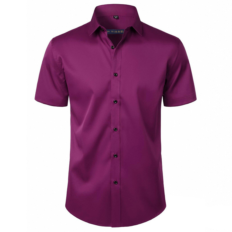 🔥Summer hot sale 49% OFF👔🔥 2-Pack Men’s Stretch Short Sleeve Dress Shirts