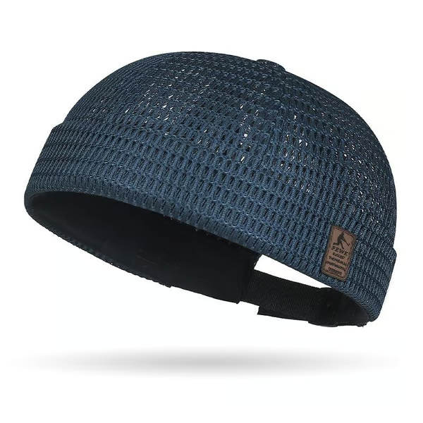 🏆Limited Time Sale 49% OFF🧢Men's Breathable Brimless Docker Hat – Lightweight Mesh Skull Cap for Summer Outdoor Wear 